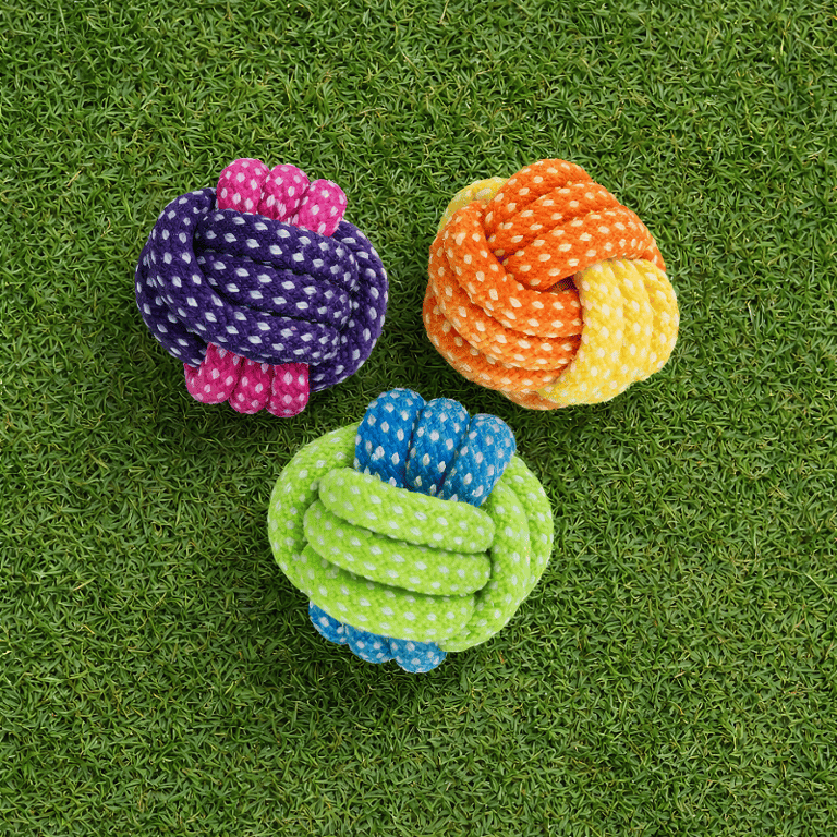 Brinquedo Pet Bola De Corda Para Cães