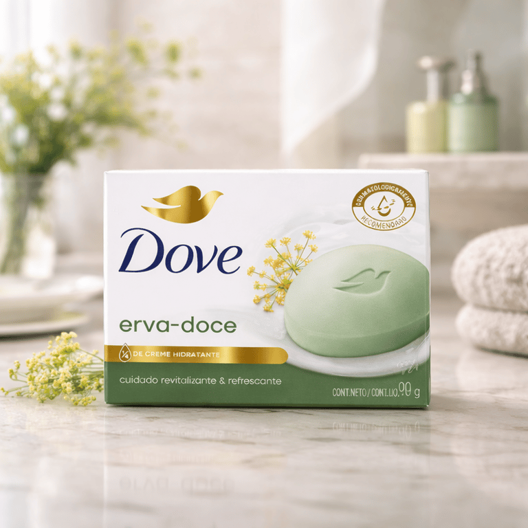 Sabonete em Barra Dove Erva-Doce 90g