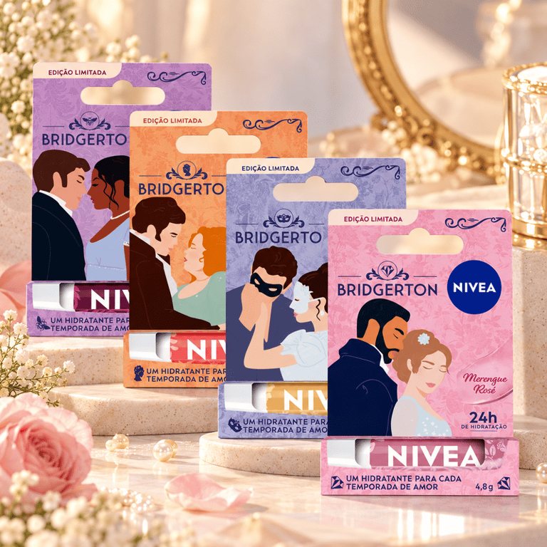 Hidratante Labial Edição Limitada Bridgerton NIVEA 4,8g