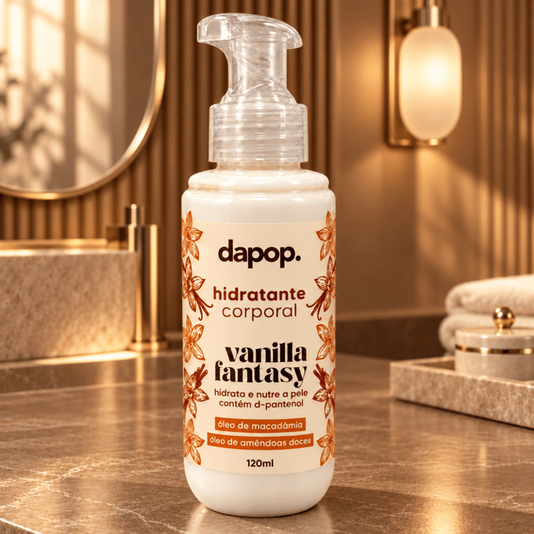Hidratante Corporal Vanilla Fantasy Dapop 120ml