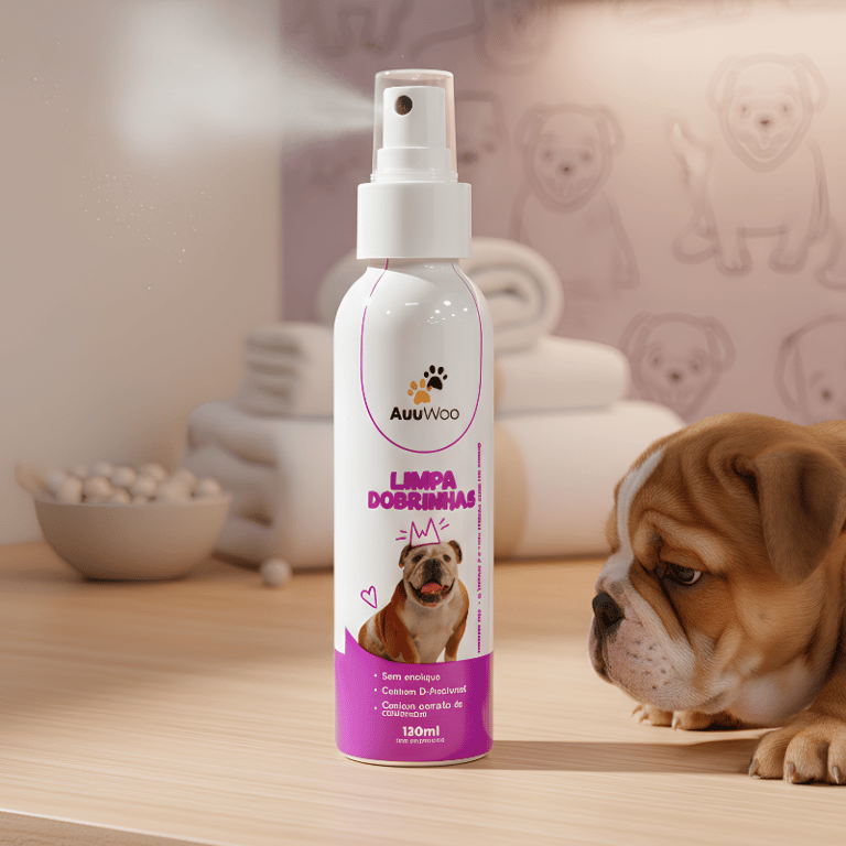 Spray Para Pet Limpa Dobrinhas Higiene Diária