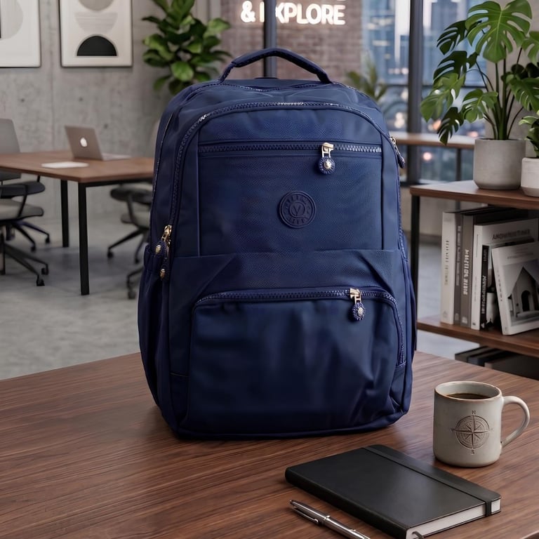 Mochila Versátil Com Estética Minimalista E Acabamento Hidrorrepelente 