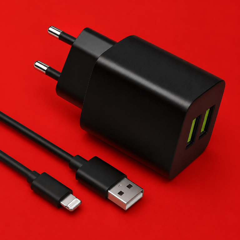 Kit Carregador Turbo 12W Com Cabo Lightning