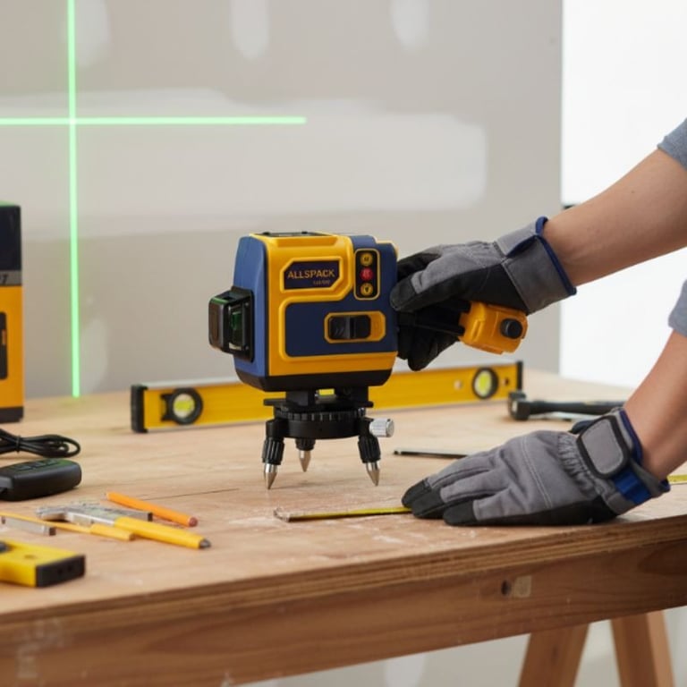 Nível Laser 3D Profissional 12 Linhas A Bateria