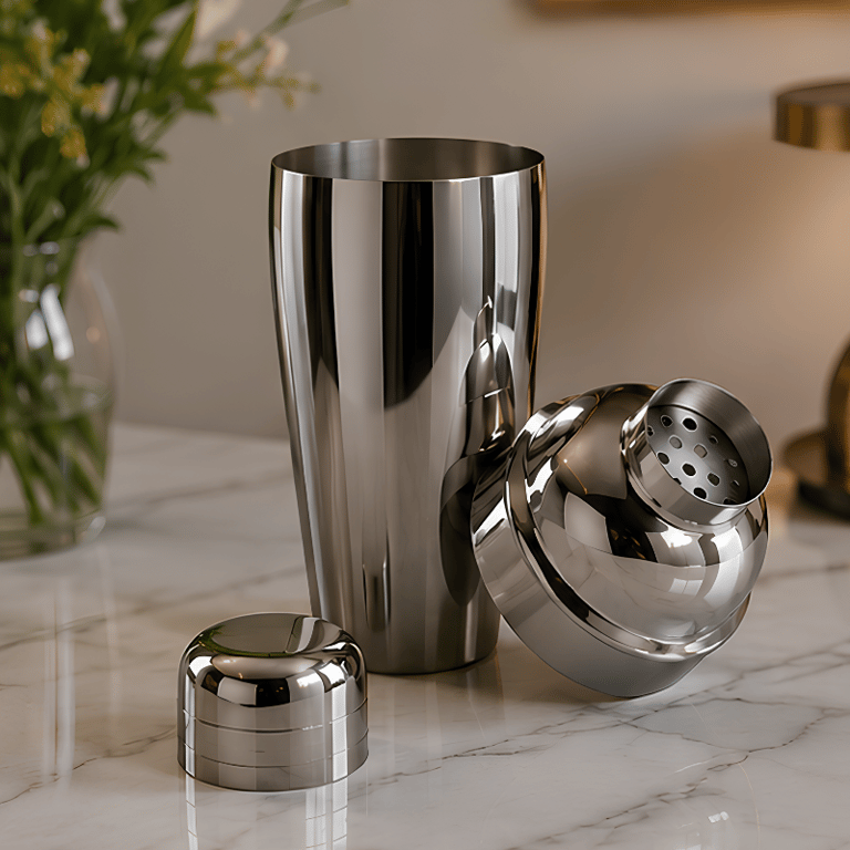 Coqueteleira Em Inox 350ml Bebida Drink Profissional Utensílios de Bar