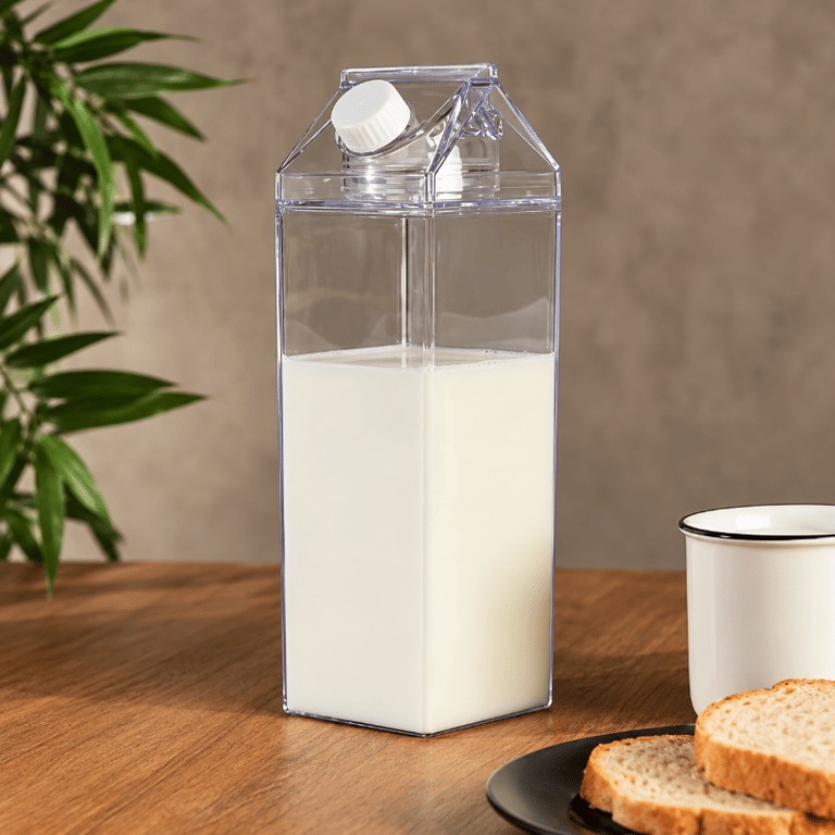 Garrafa 1L Em Poliestireno Resistente E Ideal Para Armazenar E Servir Bebidas No Dia a Dia