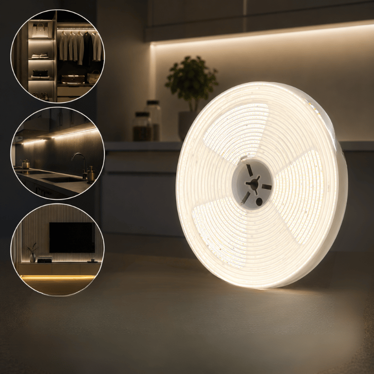 Fita Led Mangueira Ligação Direta 10m 220v Branco Frio 