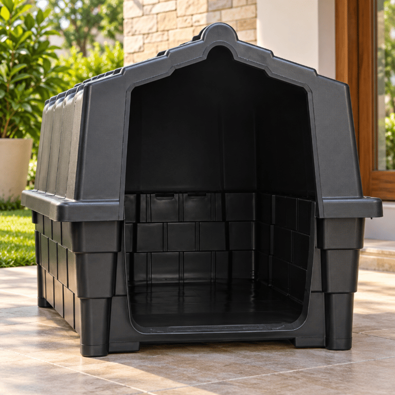 Casa Black N4 Para Pets Preta
