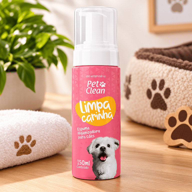 Espuma Higienizadora Facial Para Cães 150ml