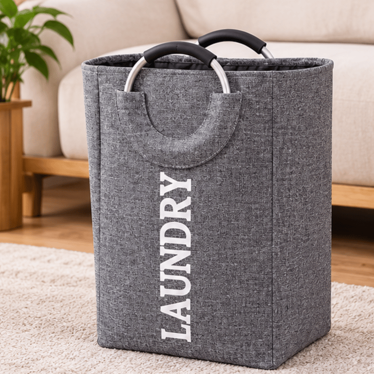 Cesto Organizador De Roupas Com Alças Praticidade E Elegância Para Sua Organização