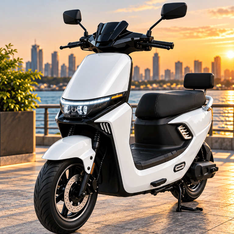 A4 Moto Elétrica 1000W Bateria De Lítio Autonomia 45 a 55Km Peso Máximo 180Kg