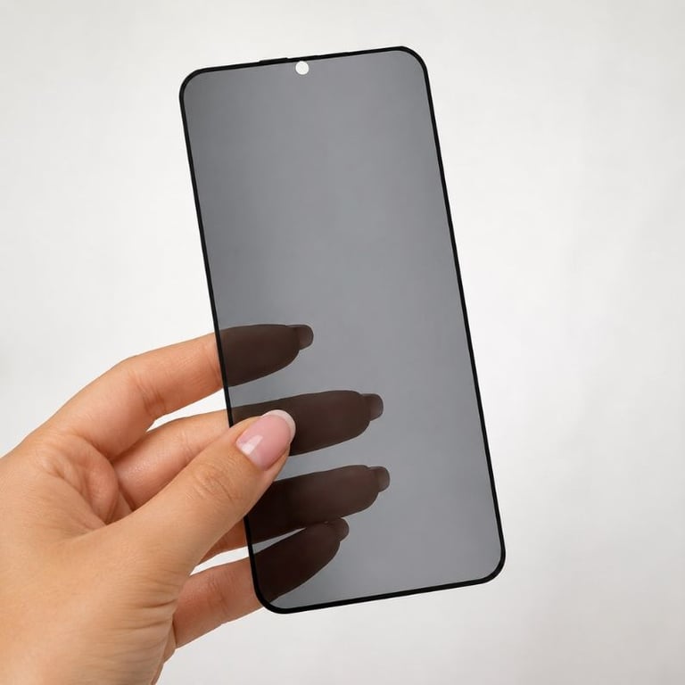 Película De Privacidade 3D Para Celular Proteção De Tela Antiespião Anti Risco Resistente Com Visão Lateral Escurecida Para Maior Segurança E Discrição