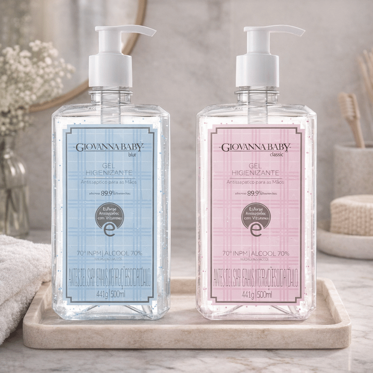 Álcool em Gel Higienizante 70% Giovanna Baby 500ml