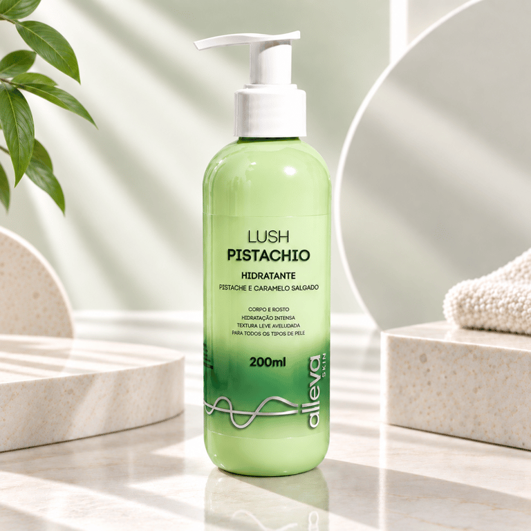 Hidratante Corpo e Rosto Lush Pistachio Alleva Skin 200ml