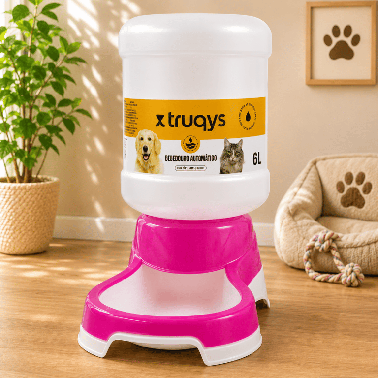Bebedouro Para Cães E Gatos Com Reservatório De 6 Litros