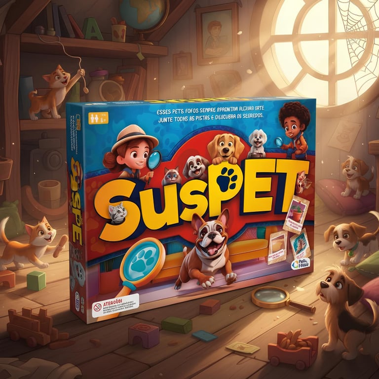  Jogo De Tabuleiro Suspet Pais & Filhos