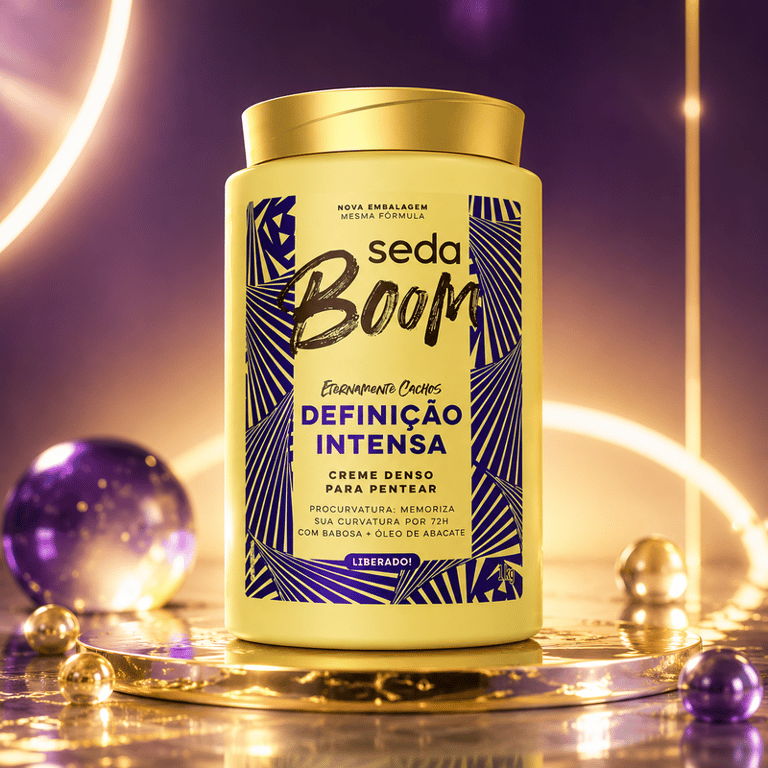 Creme Denso Para Pentear Definição Intensa Seda Boom 1Kg