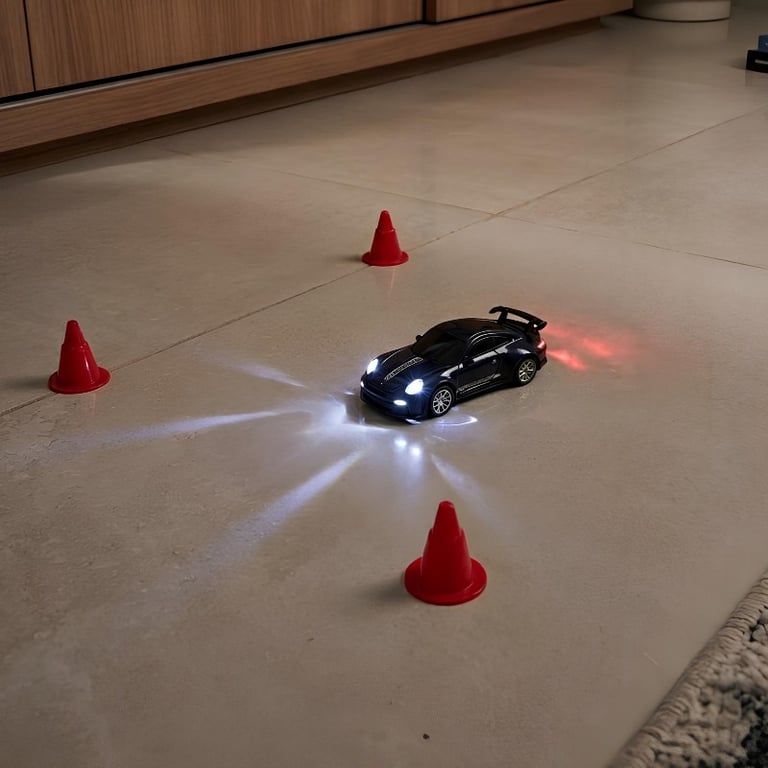 Mini Carro Drift De Controle Remoto Porsche 911