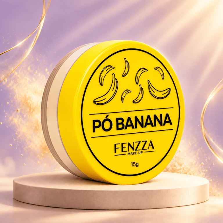 Pó Facial Banana Make Up Fenzza 15g