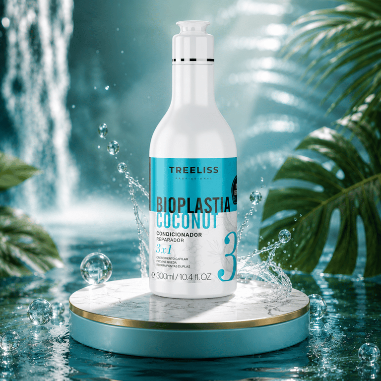 Condicionador Reparador Bioplastia Coconut Treeliss 300ml