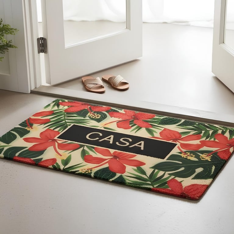 Tapete Decorativo Antiderrapante Estampas Variadas 