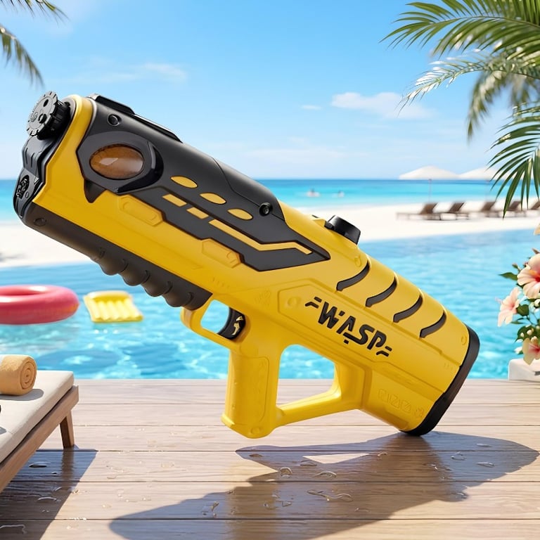 Super Pistola De Água Vespa Elétrica Com 3 Modos De Disparo