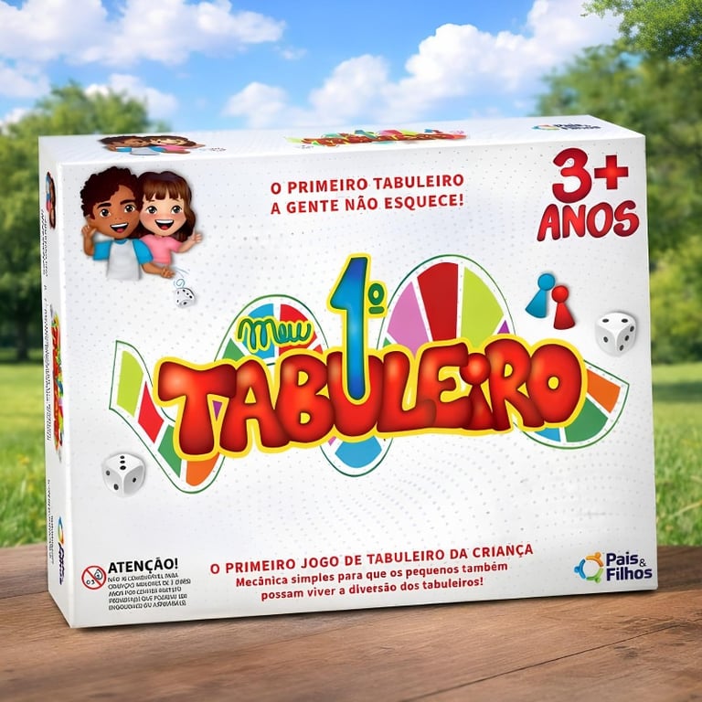 Jogo Meu Primeiro Tabuleiro Pais & Filhos