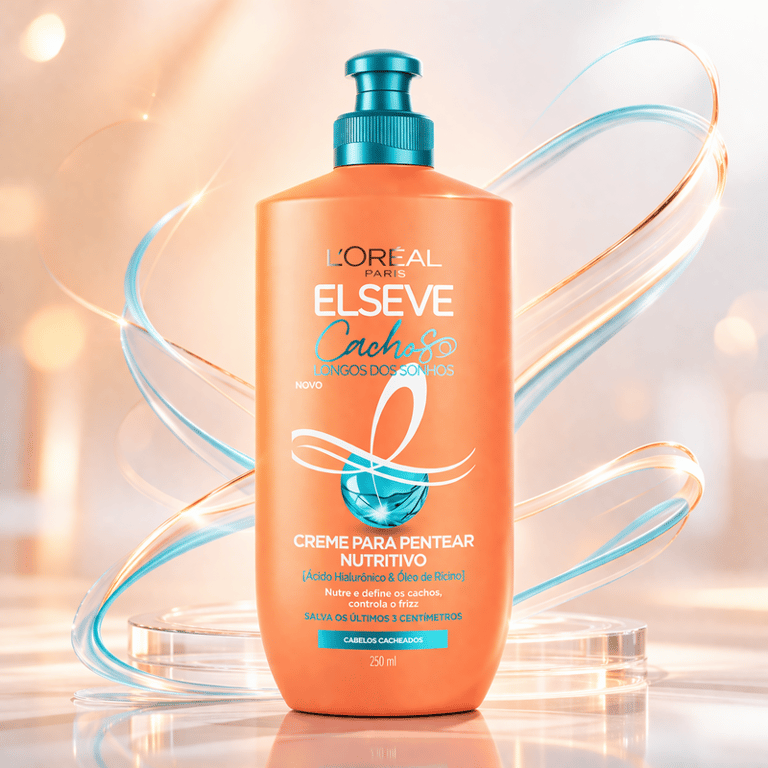 Creme Para Pentear Nutritivo Elseve Cachos Longos dos Sonhos L'Oréal Paris 250ml