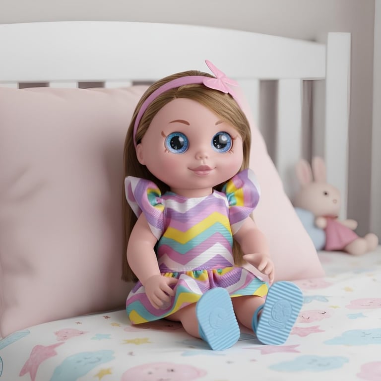Boneca Love Bebê Style Hair Com Chapinha E Secador Cotiplás 