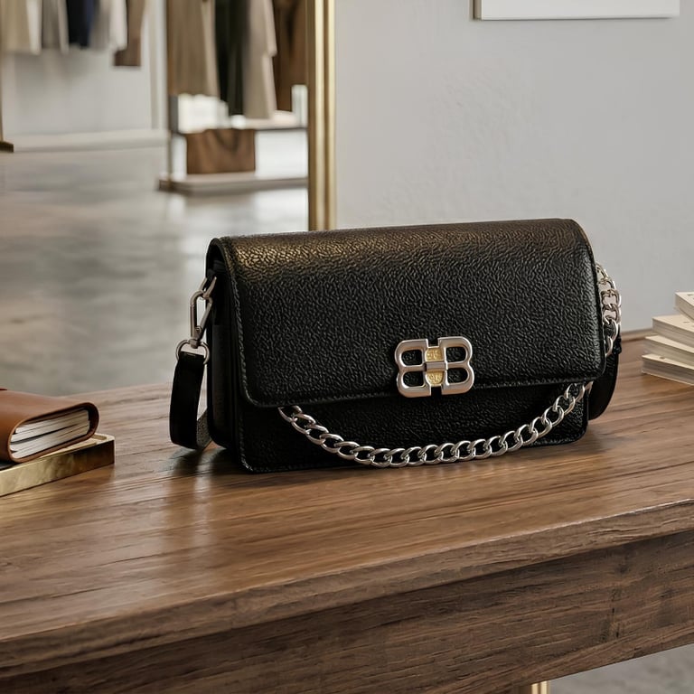 Bolsa Tiracolo Com Silhueta Estruturada