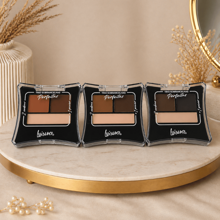 Paleta Para Sobrancelhas Perfeitas 3 em 1 Luisance 4,1g