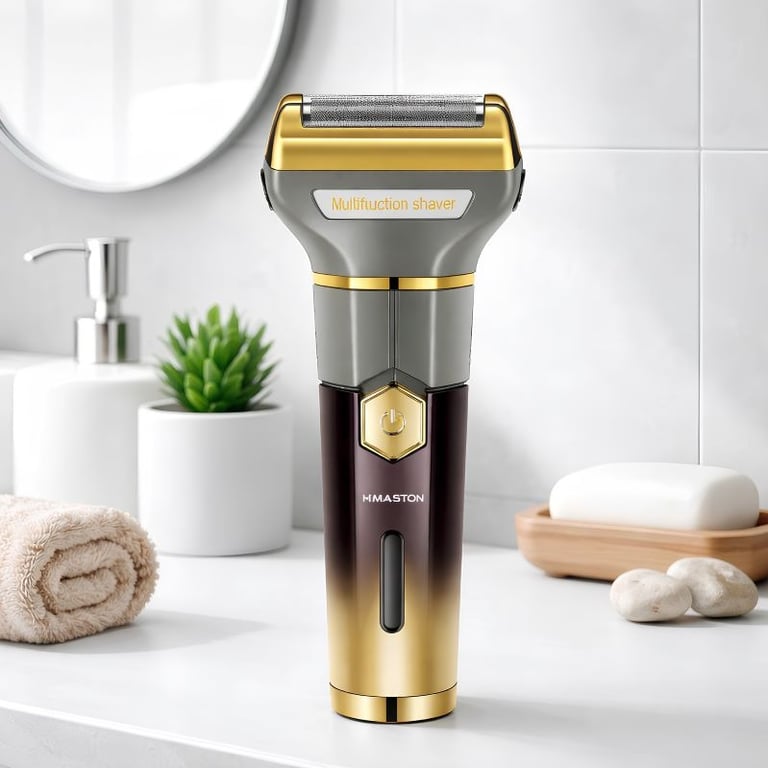 Kit Aparador Masculino 3 Em 1 Recarregável Barbeador Cortador De Cabelo Aparador De Nariz Com Pentes E Acessórios