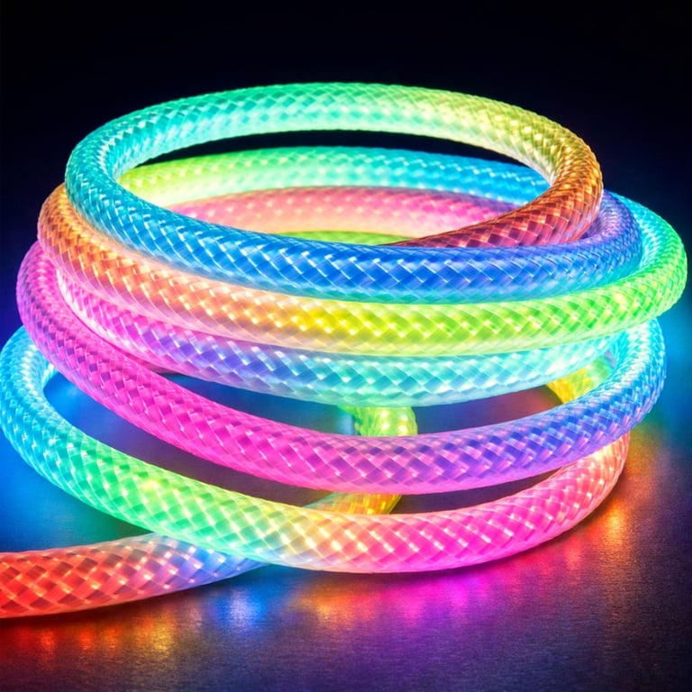 Mangueira Neon em Nylon 5M RGB