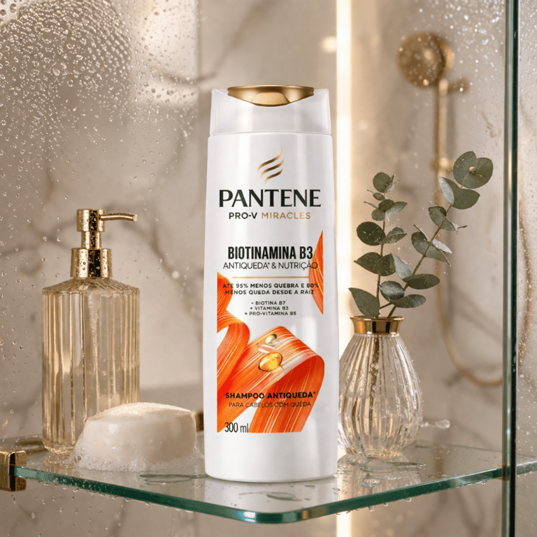 Shampoo Pantene Biotinamina B3 Antiqueda & Nutrição 300ml