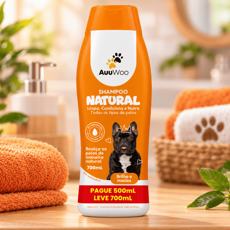 Shampoo Natural Para Cães Todos Os Tipos De Pelos 700ml