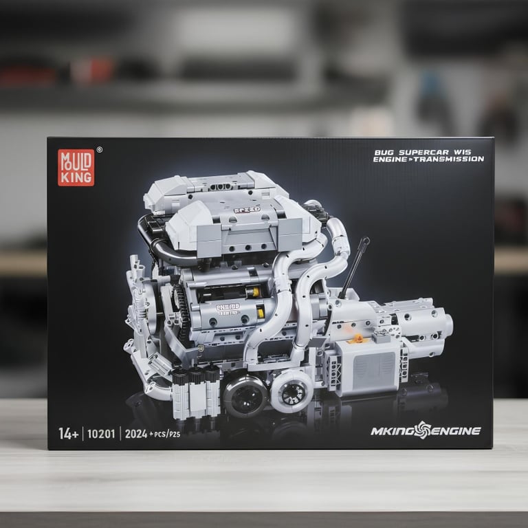 Blocos De Montar Motor E Transmissão W16 2024 Peças 