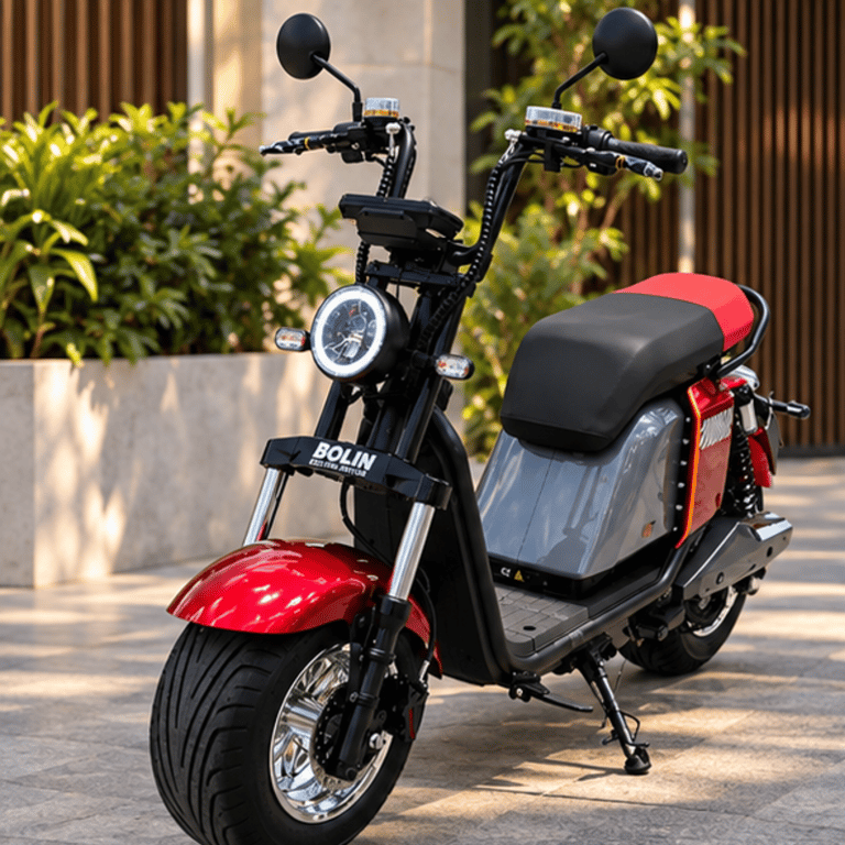 BOLIN701 Moto Elétrica 1000W Autonomia De 45 a 50km Por Carga Peso Suportado 160kg Bateria Lítio 
