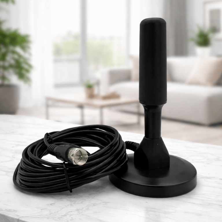 Antena Digital Uhf/hdtv Interna Externa Cabo De 5 Metros