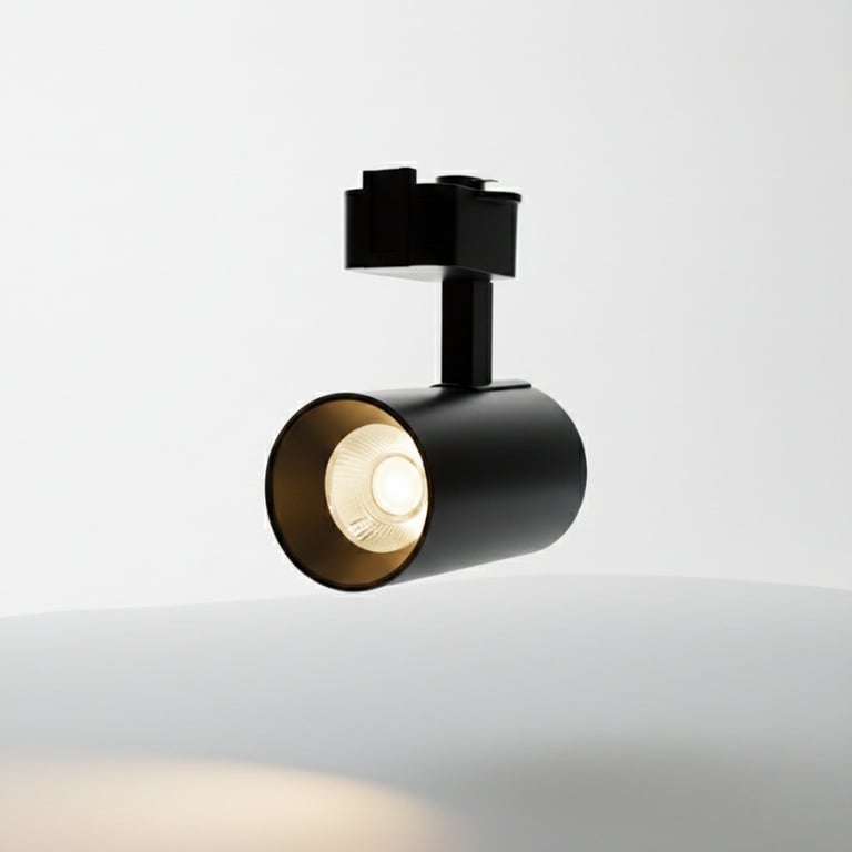 Luminária Para Trilho 2 Peças Preto 20W 3000K