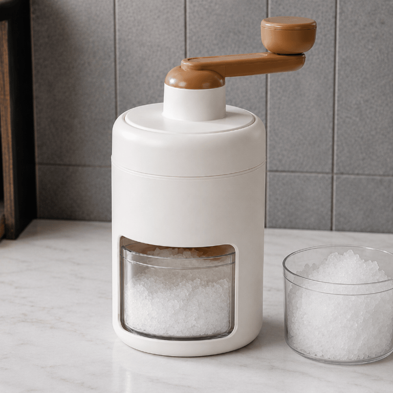 Triturador de Gelo Manual Portátil Raspadinha Drinks Coquetéis Sorvetes