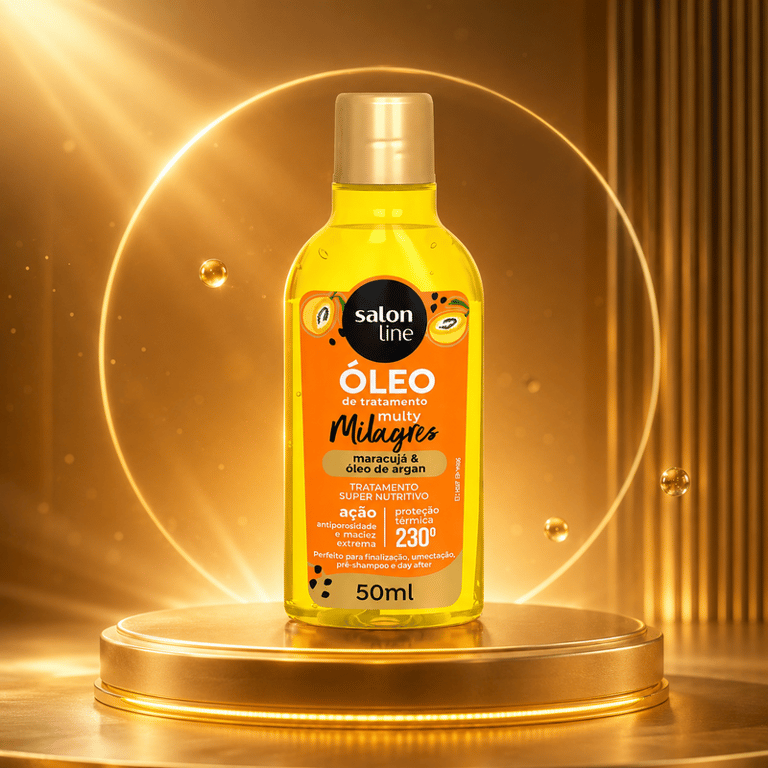 Óleo de Tratamento Multy Milagres Maracujá & Óleo de Argan Salon Line 50ml