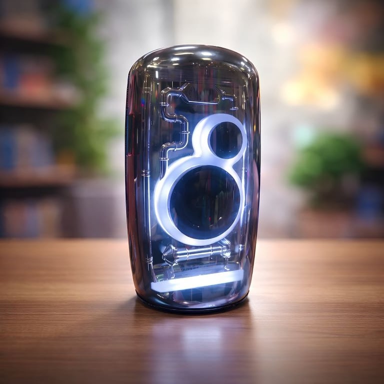 Caixa De Som Bluetooth Portátil 20W RMS Bluetooth 5.3 Com Iluminação RGB TWS IPX6 Bateria 3000mAh Entrada Auxiliar Cartão Micro SD USB Tipo C Som Potente