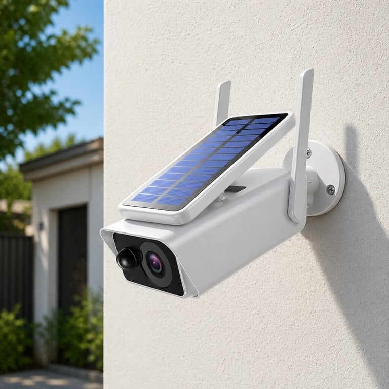 Câmera de Segurança Solar Wifi 
