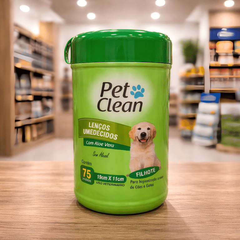 Lenços Umedecidos Para Higiene De Cães E Gatos