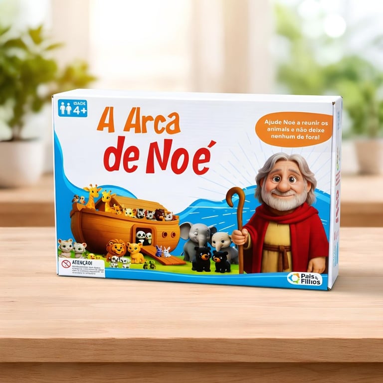 Jogo De Tabuleiro Educativo A Arca De Noé Pais E Filhos 