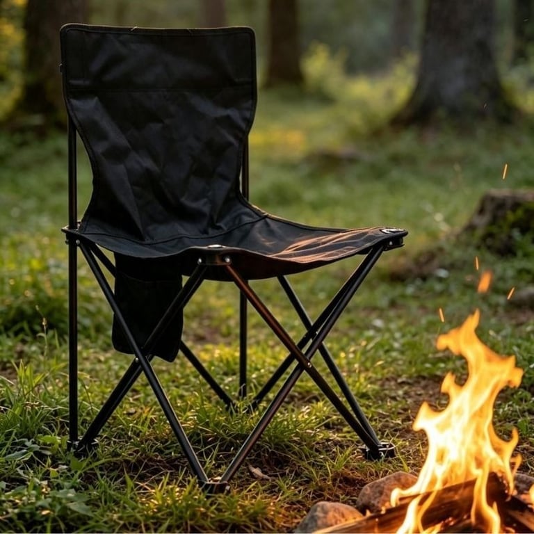 Cadeira De Camping Dobrável Portátil Para Acampamento Pesca Praia