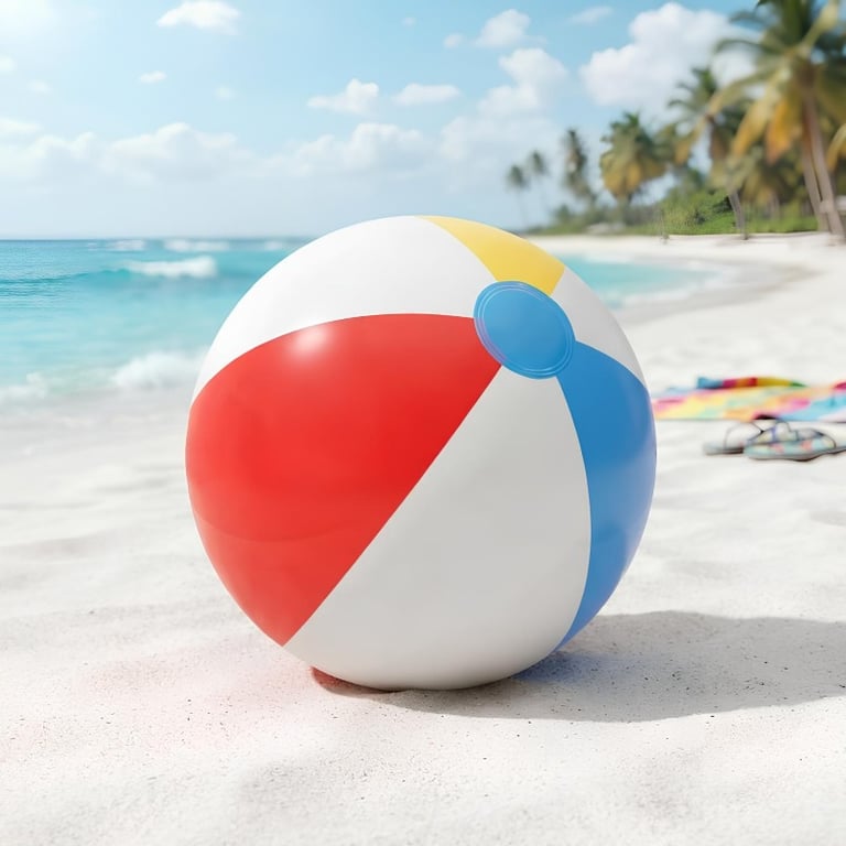 Bola Inflável Colorida Para Piscina E Praia 50 cm