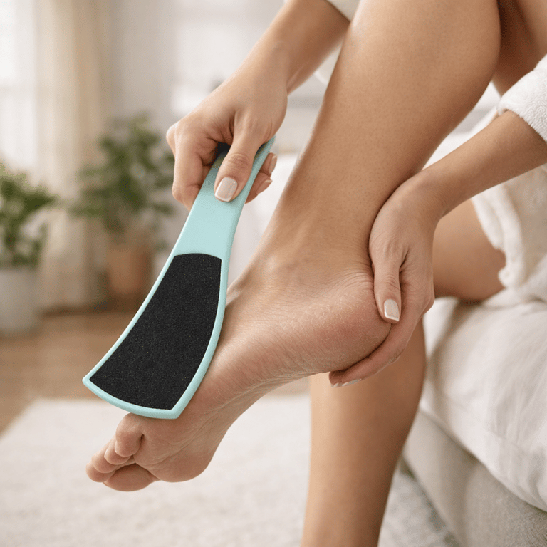 Lixa Para Pés Anatômica Dupla Face Cores Sortidas
