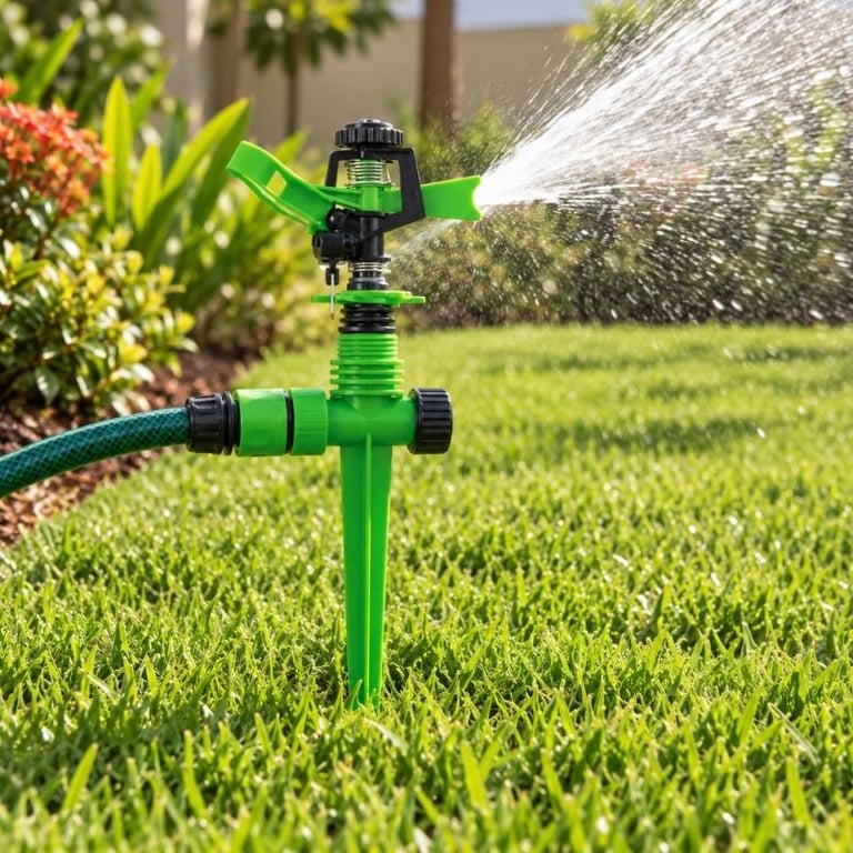 Aspersor Irrigador Setorial Espeto 360 Para Jardim E Gramado