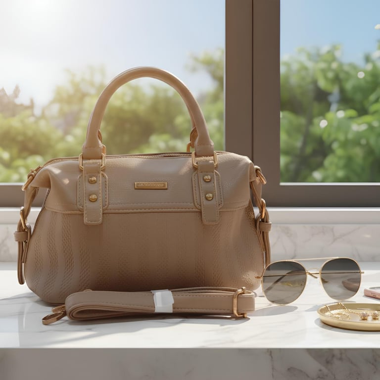 Bolsa De Mão Estruturada Estilo Satchel